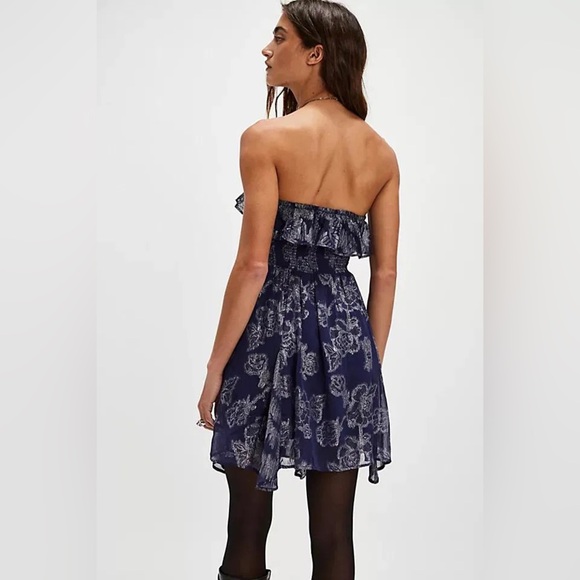 *NWOT* Free People Gardenia Mini Dress in Eclipse - Picture 4 of 8